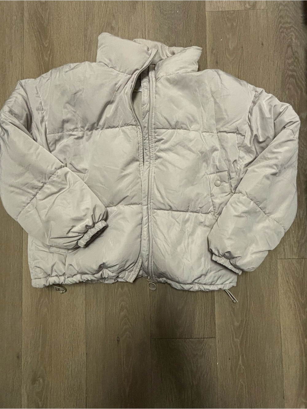 Pull&Bear Beige Fleece Jacket - Picture 3 of 8